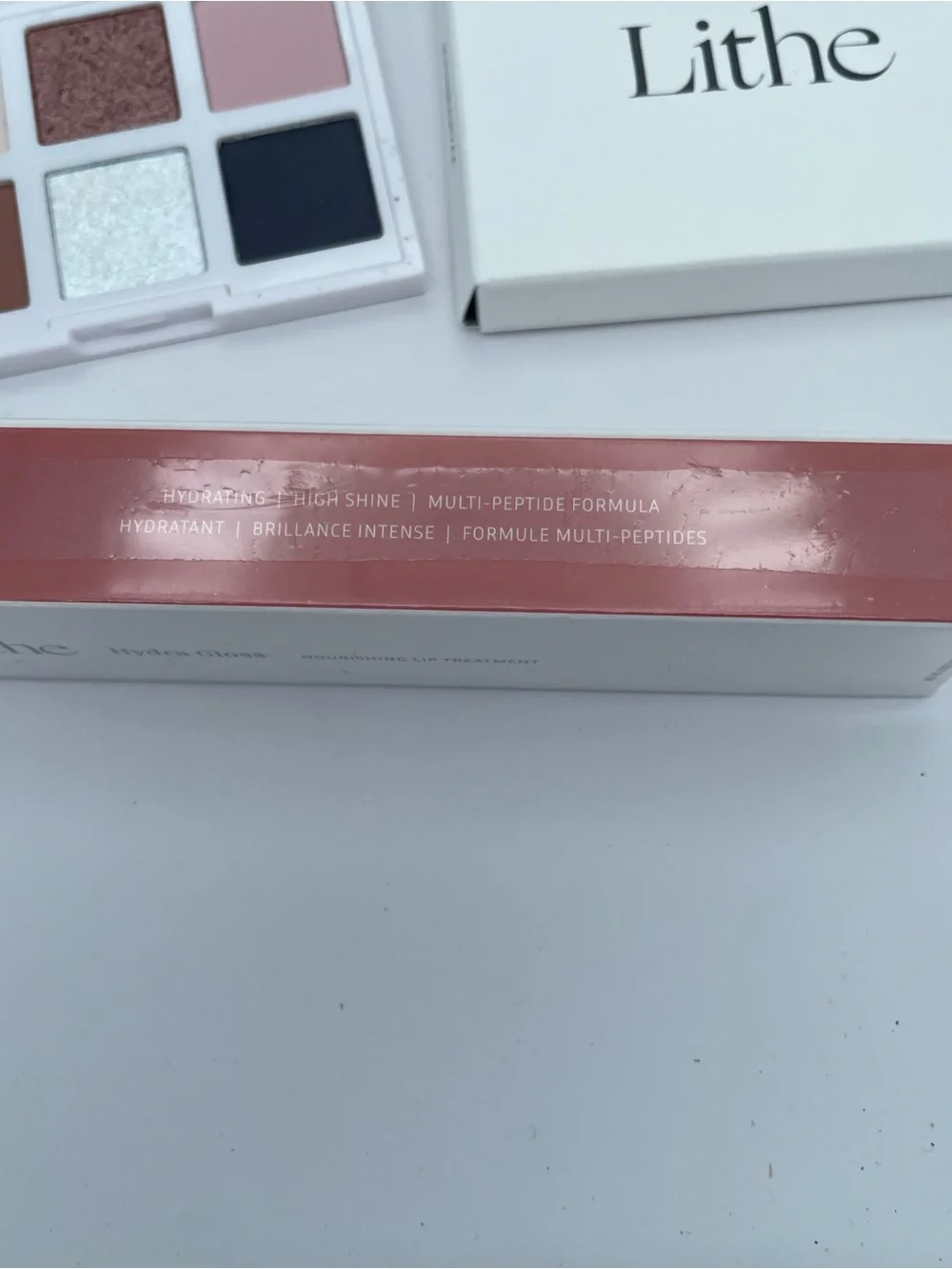 Lithe Neutral Eyeshadow Palette & Lithe Hydra Gloss Nourishing Lip Treatment